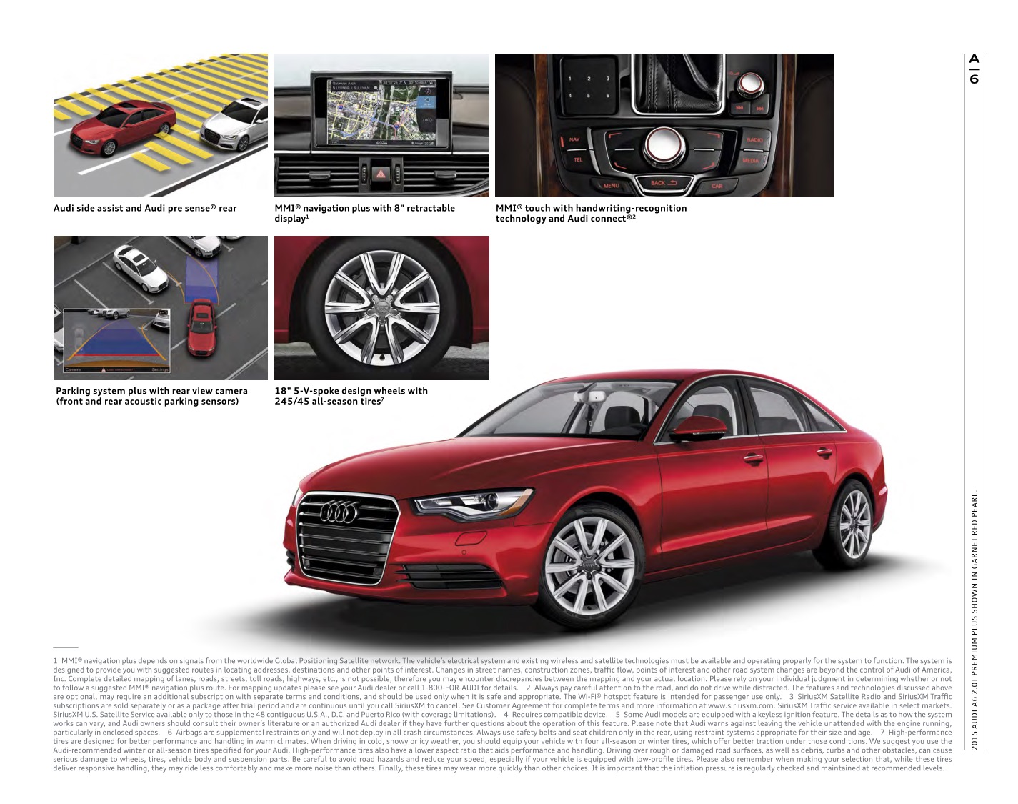 2015 Audi A6 Brochure Page 9